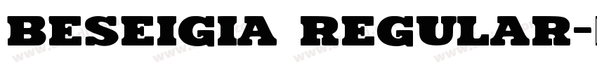 beseigia regular字体转换